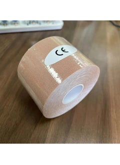 3.8cm*5m Sports Waterproof Kinesiology Tape Stickers Athletic Bandage Muscle Recovery Protector Strapping Pain Relief Tennis Gym-Brown