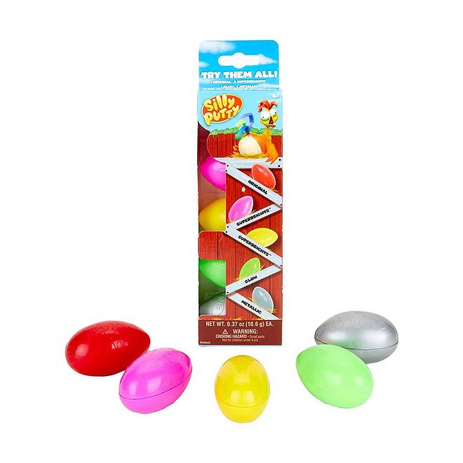 Crayola ألعاب سلايم وبوتي من كرايولا، أنشطة مرحة، موضوع البيض، هدية للجنسين، 4 سنوات فما فوق، الطول 18 سم × العرض 6 سم × الارتفاع 4 سم، عبوة من 5 - متعددة الألوان - Image 1