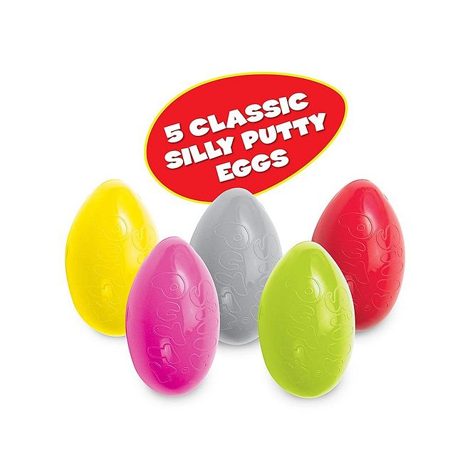 Crayola ألعاب سلايم وبوتي من كرايولا، أنشطة مرحة، موضوع البيض، هدية للجنسين، 4 سنوات فما فوق، الطول 18 سم × العرض 6 سم × الارتفاع 4 سم، عبوة من 5 - متعددة الألوان - Image 2
