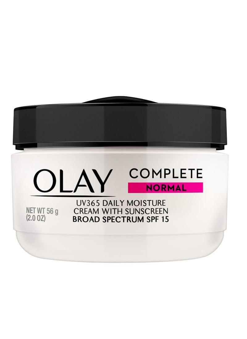 Olay Face Moisturizer Complete All Day UV Moisture Cream with Sunscreen SPF 15, Normal Skin, 2 Fl Oz (Pack of 3) - pzsku/Z7CB74EADB70E21F1AF2BZ/45/1741254393/293dd416-1565-4b6a-b025-148f99cab09f