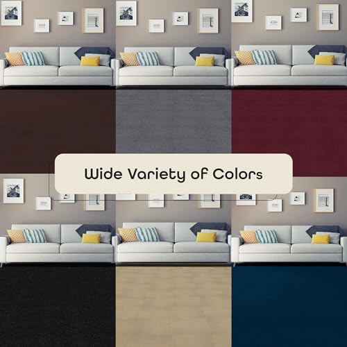 Achim Nexus Self Adhesive 12-Inch Carpet Floor Tiles, 12 Tiles - 12" x 12", Smoke Grey - Peel & Stick, DIY Flooring for Kitchen, Dining Room, Bedrooms & Bathrooms by Achim Home Decor - Image 5