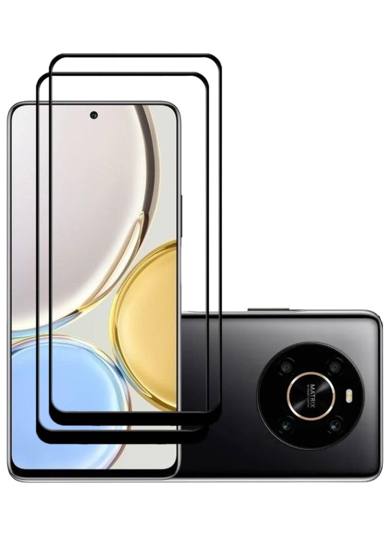 ACLIX 2 Pieces Antistatic ESD Dustproof Premium Quality High Definition Tempered Glass Screen Protector Designed For Honor X9 - Image 1