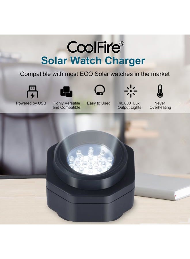 CoolFire Solar Watch Fast Charger (compatible with all kinds of eco solar watches) TC-1046 - Image 3