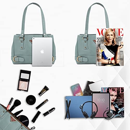Fostelo Women's Cuckoo Satchel Tote Handbag for Women | Ladies Purse | Stylish Shoulder Bag | Gift For Women | Grey - Image 4