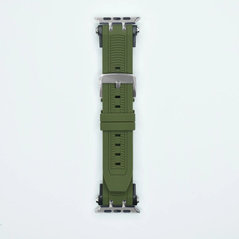 Bluejw Universal Sport Silicone Smart Watch Strap – Breathable Replacement Rubber Band for Apple Watch Series 10, 9, 8 (38mm, 46mm) - Image 1