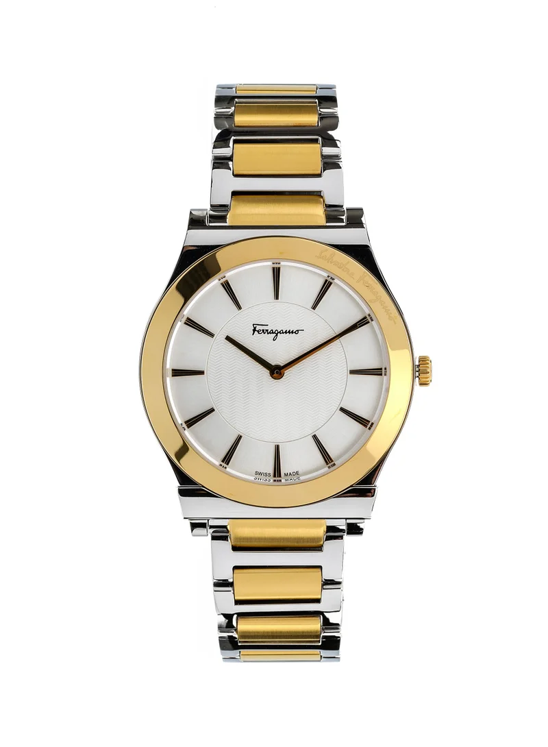 1898 Slim Quartz Silver Dial Watch