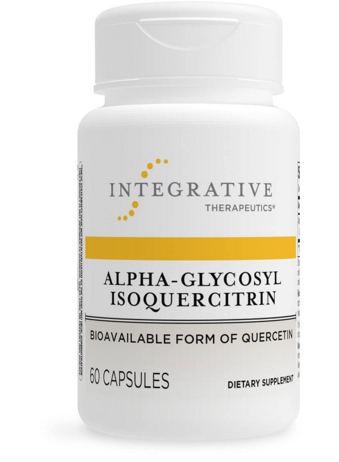 Integrative Therapeutics Alphaglycosyl Isoquercitrin Quercetin Supplement That Supports Antioxidant Pathways And Cellular Regulation* Gluten Free 60 Vegan Capsules - Image 2