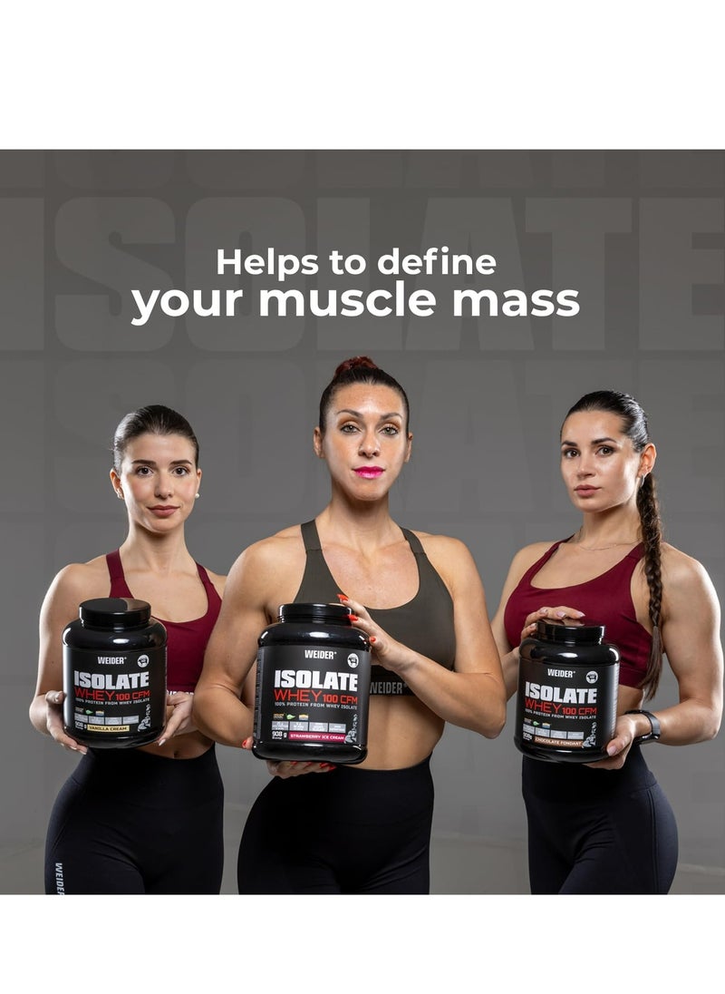 Weider - Isolate Whey 100 CFM 2kg Cookie & Cream Flavour. Protein Powder with 24g Proteins and 5g BCAAs per Serving, Low Sugar, Aspartame-Free - Image 1