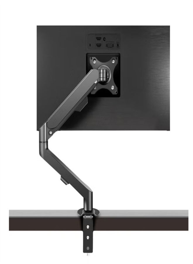 DLP - Adjustable Gas Spring Monitor Mount for 15 to 27 Inch Screens 2 to 7kg Load Capacity Tilt -85 to +90 Degrees Swivel 180 Degrees Rotation 360 Degrees VESA 75 100 - Image 1