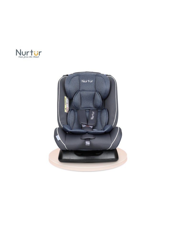 Nurtur Otto BabyKids 4in1 Car Seat  4 Position Recline  5Point Safety Harness 10 Level Adjustable Headrest 0 months to 12 years Group 0123 Upto 36kg Official Nurtur Product - Image 3