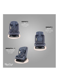 Nurtur Otto BabyKids 4in1 Car Seat  4 Position Recline  5Point Safety Harness 10 Level Adjustable Headrest 0 months to 12 years Group 0123 Upto 36kg Official Nurtur Product - pzsku/Z7CB7B98F6A71BD3E6583Z/45/_/1694521903/6524ec4b-01be-47a8-933a-a6615b9f3a75