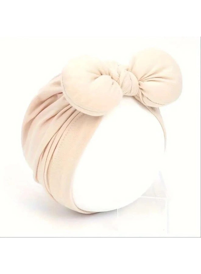Girls' turban, pure cotton, fits ages 2 to 6 years