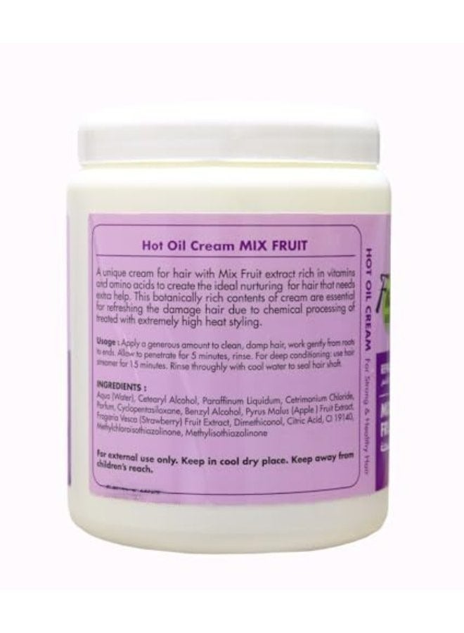 Fantasy BEAUTY LINE كريم الزيت الساخن بنكهة الفواكه المختلطة 1000 مل - Image 3