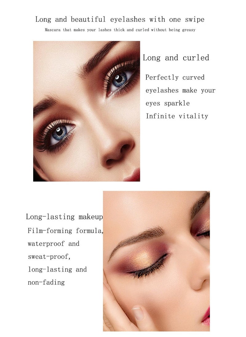 Kiss Beauty Mascara Lasting Nourishing Waterproof Natural Look Drak Black Waterproof Nourishing Mascara – Long-Lasting, Natural Look for Everyday Wear  - Image 5