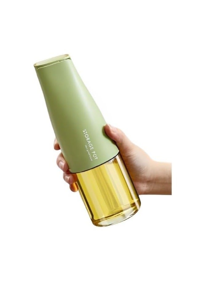 Portal AE Olive Oil Dispenser, Oil and Vinegar Dispenser Set with Silica Gel Pourers, Weighted Pourer, Drip Free Spout Oil Dispenser Bottle for Kitchen  - Image 2