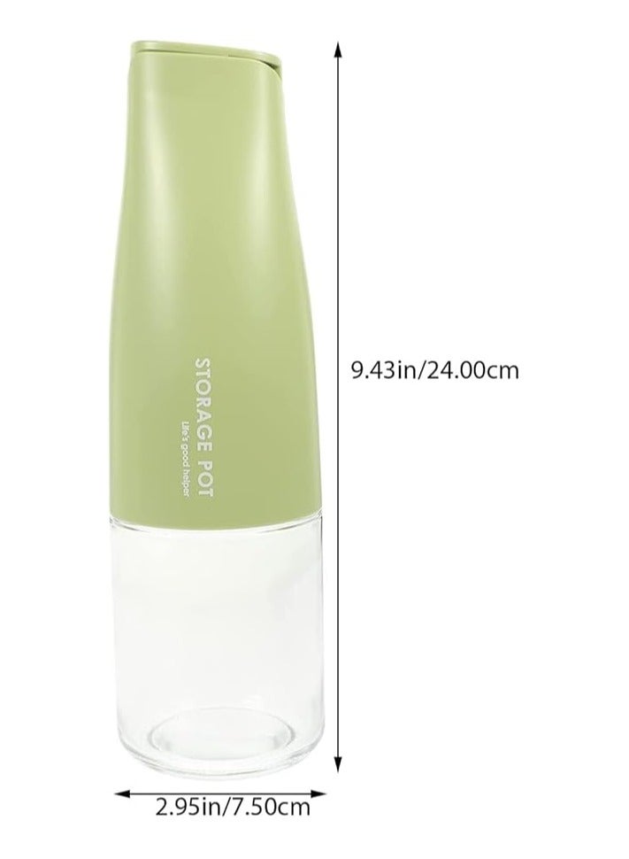 Portal AE Olive Oil Dispenser, Oil and Vinegar Dispenser Set with Silica Gel Pourers, Weighted Pourer, Drip Free Spout Oil Dispenser Bottle for Kitchen  - Image 4
