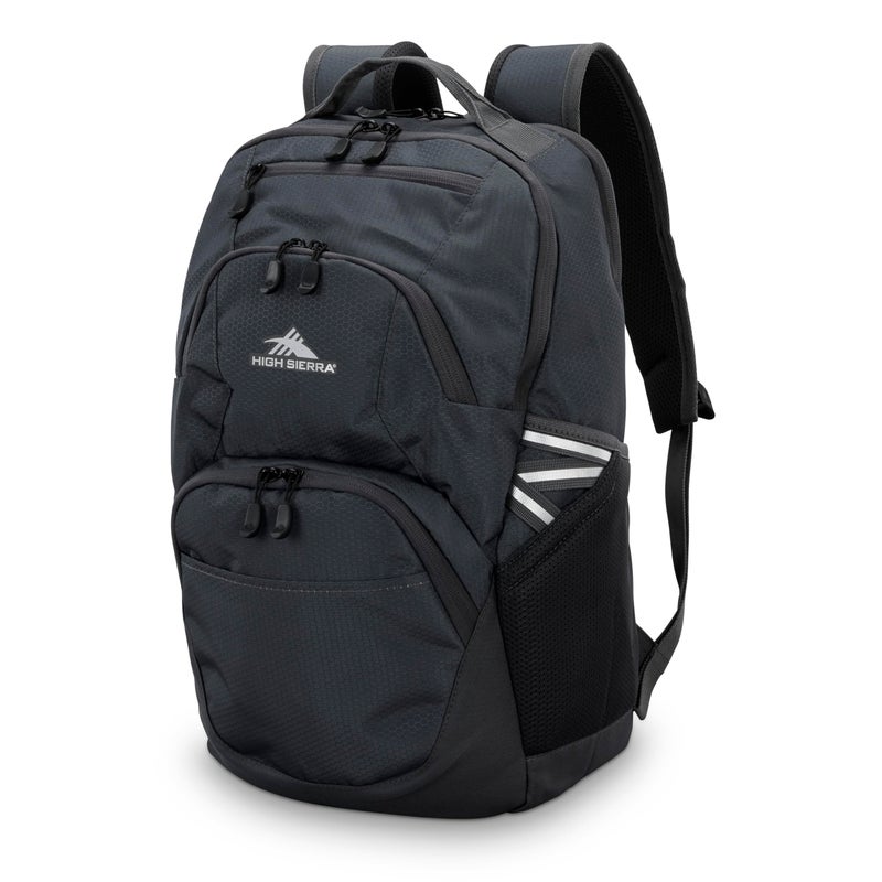 High Sierra Swoop SG Backpack, Travel or Work Laptop Bookbag with Drop Protection Pocket, and Tablet Sleeve, One Size, Mercury - Image 1