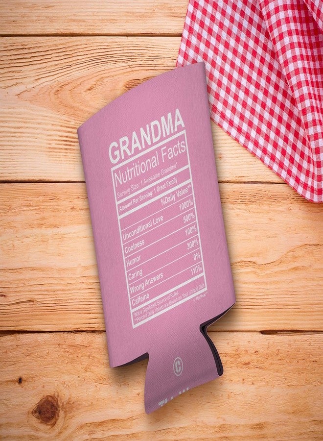 ذيس وير هدايا للجدات - حقائق غذائية للجدات - عبوة من قطعتين من حافظات المشروبات الحرارية - Image 2