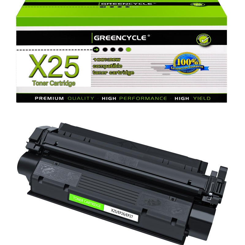 greencycle High Yield Compatible for Canon X25 X25 8489A001AA Toner Cartridge Replacement for ImageCLASS MF3110 LBP3200 MF3240 MF5530 MF5550 MF5750 MF5770 Series Printers Black 1 Pack