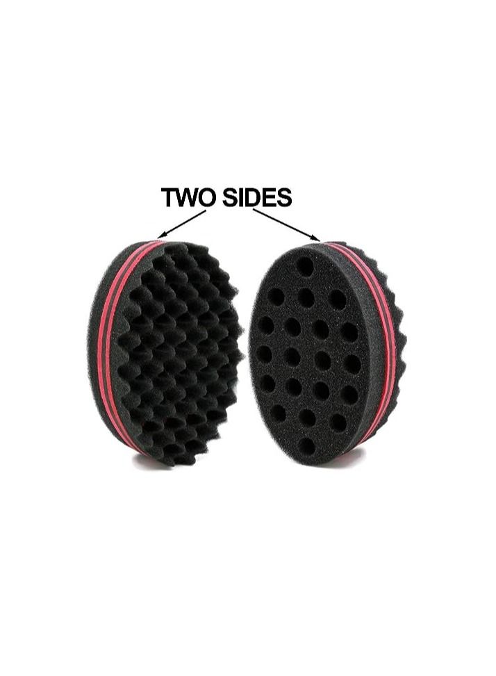 ORiTi ORiTi Magic Barber Dual Side Hair Brush Sponge Red - Image 5