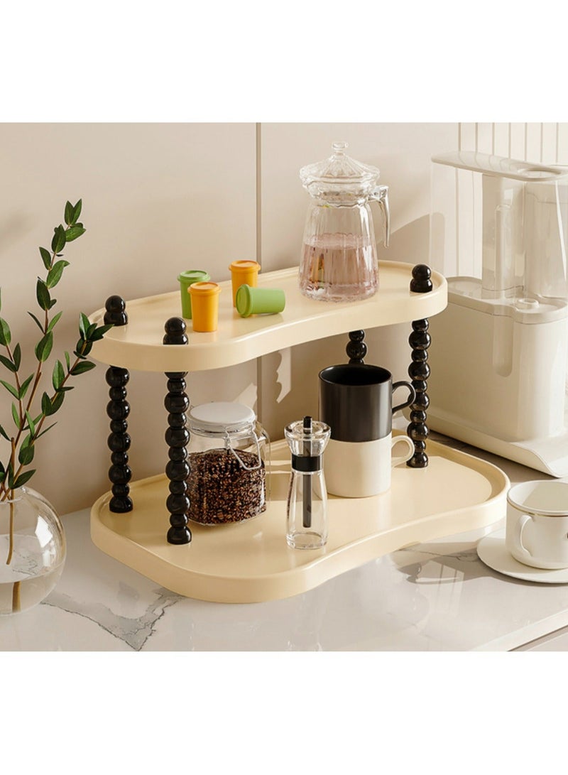 Bathroom Counter Organizer, Perfume Organizer, Makeup Organizer Countertop, Vanity Organizer, Skincare Organizer Shelf, Coffee Bar Organizer For Mugs, Cups, Cream (38 * 25* 22cm) - Image 3