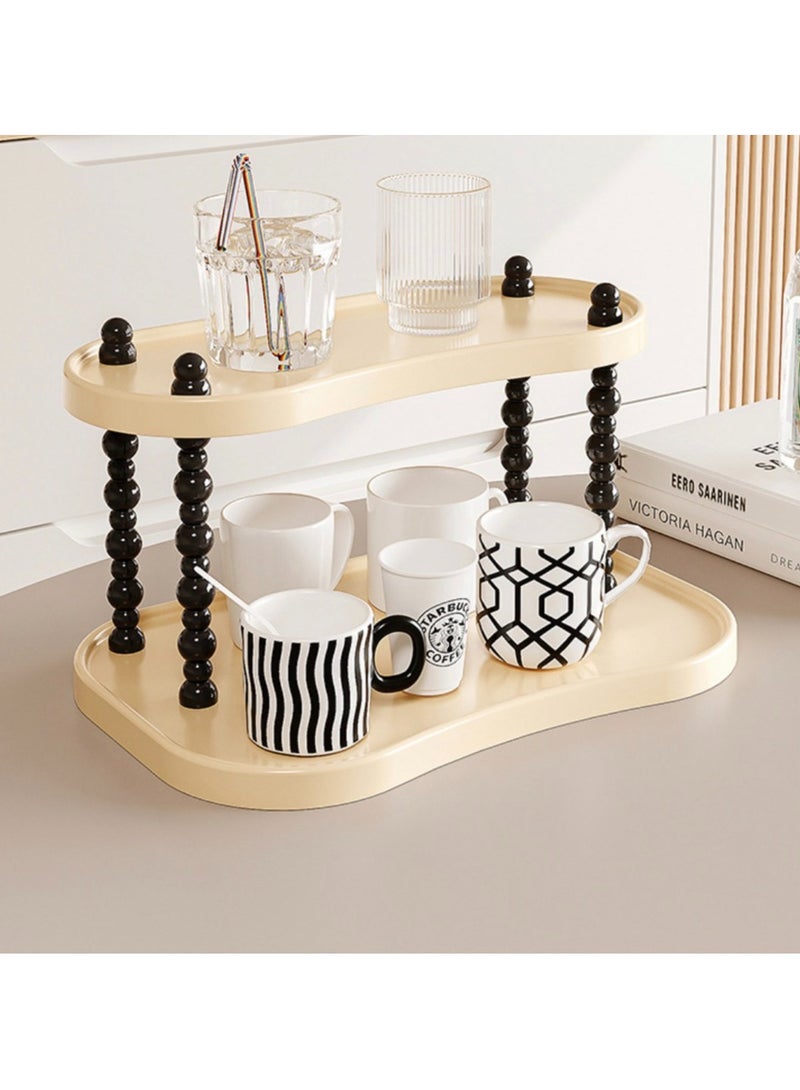 Bathroom Counter Organizer, Perfume Organizer, Makeup Organizer Countertop, Vanity Organizer, Skincare Organizer Shelf, Coffee Bar Organizer For Mugs, Cups, Cream (38 * 25* 22cm)  - Image 3