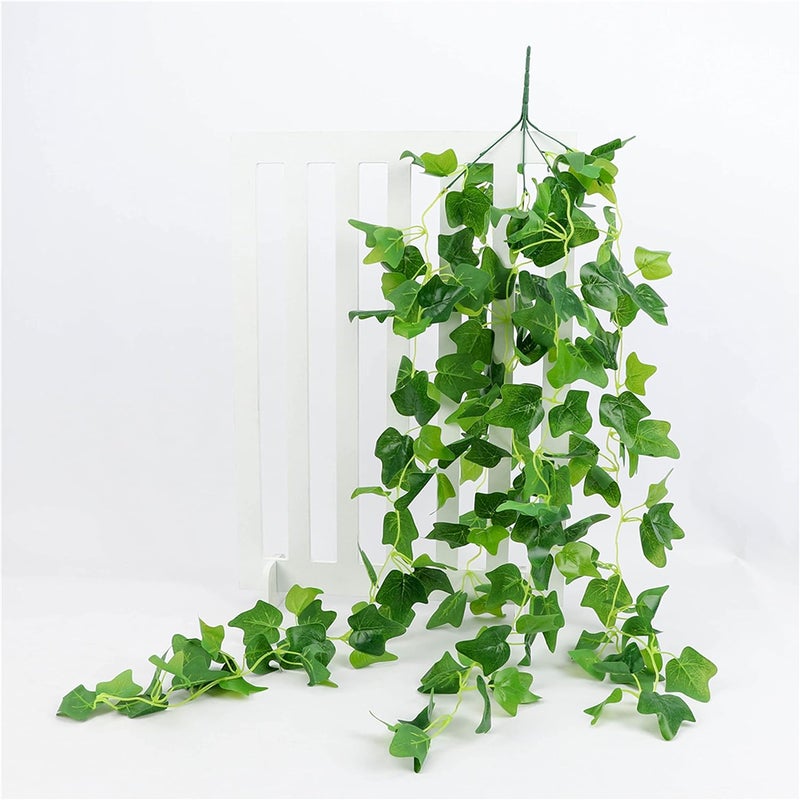 Tdas Plastic Artificial Plants Leaves Hanging Ivy Garlands Plant Greenery Vine Creeper Home Decor Door Wall Balcony Decoration Party Festival Craft Design2 1 Piece - Image 3