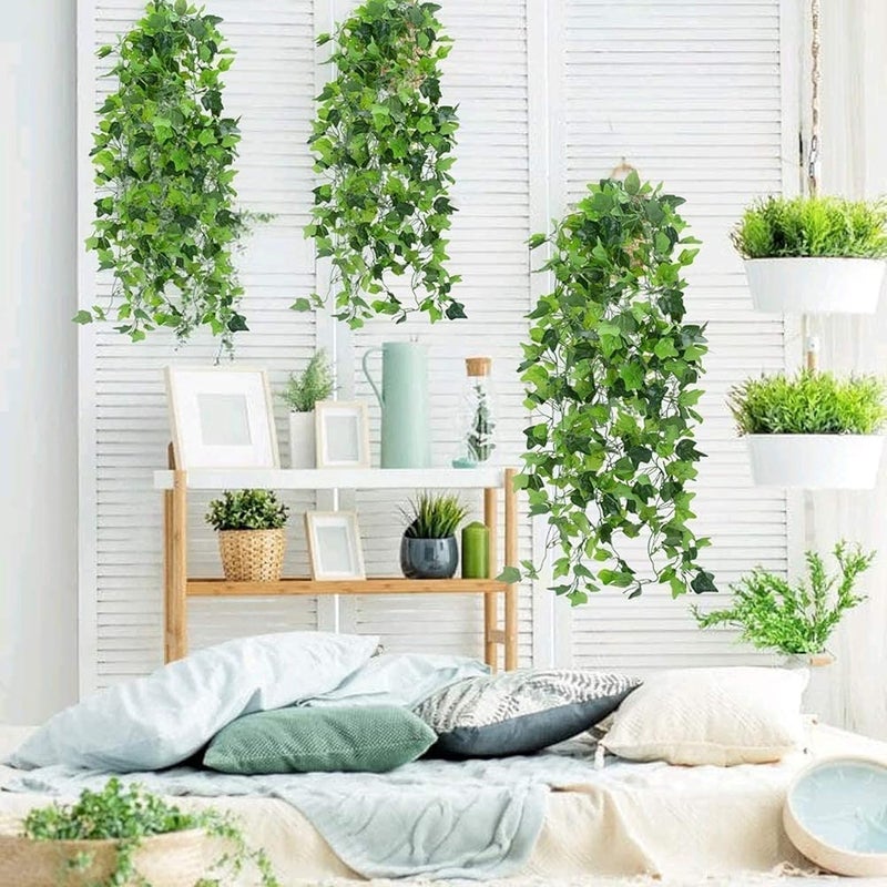 Tdas Plastic Artificial Plants Leaves Hanging Ivy Garlands Plant Greenery Vine Creeper Home Decor Door Wall Balcony Decoration Party Festival Craft Design2 1 Piece - Image 4