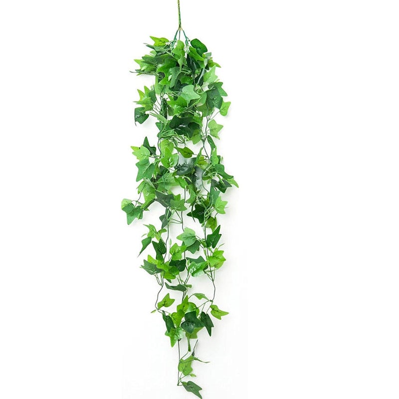Tdas Plastic Artificial Plants Leaves Hanging Ivy Garlands Plant Greenery Vine Creeper Home Decor Door Wall Balcony Decoration Party Festival Craft Design2 1 Piece - Image 1