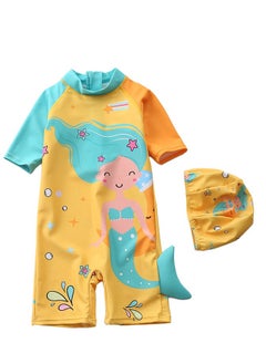 Y&D Children'S Swimsuit Girl Baby One Piece Surfing Suit Baby Swimming Pool Girl Swimsuit  - Image 1