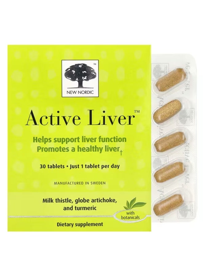 New Nordic, Active Liver™, 30 Tablets