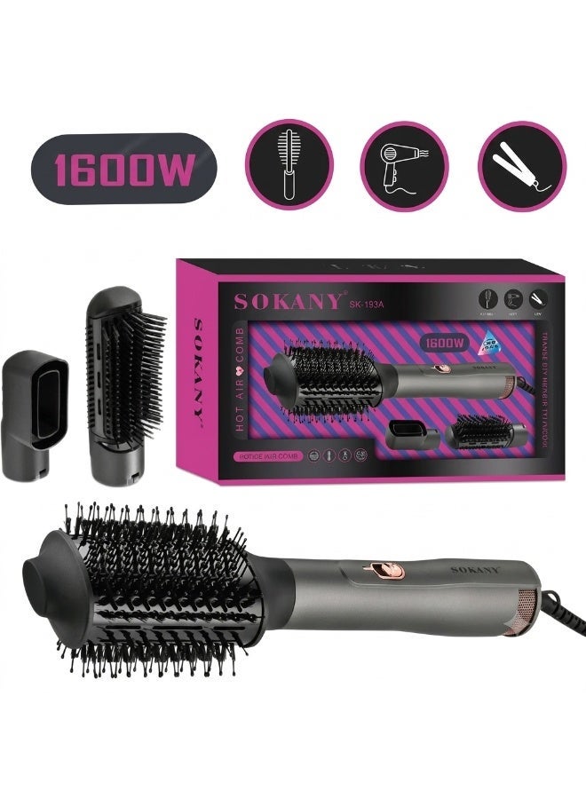 sokany SK-1934 Hot Air Comb 1-in-3 1600W - Image 2