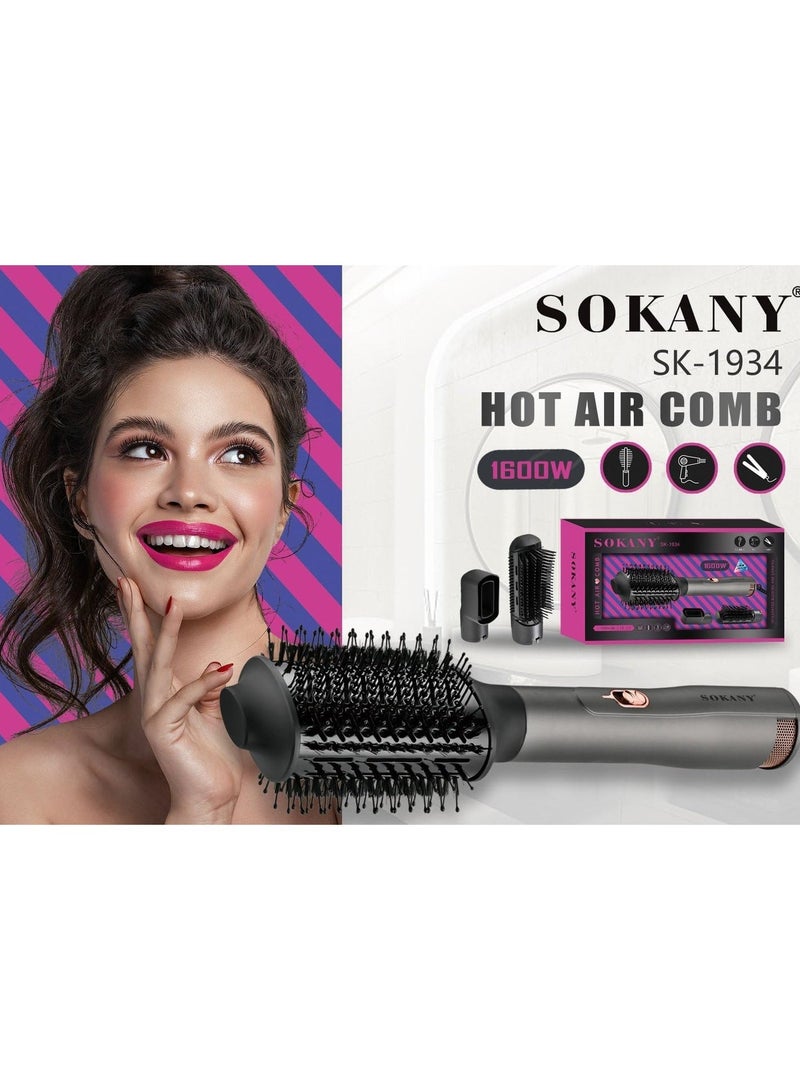sokany SK-1934 Hot Air Comb 1-in-3 1600W - Image 4