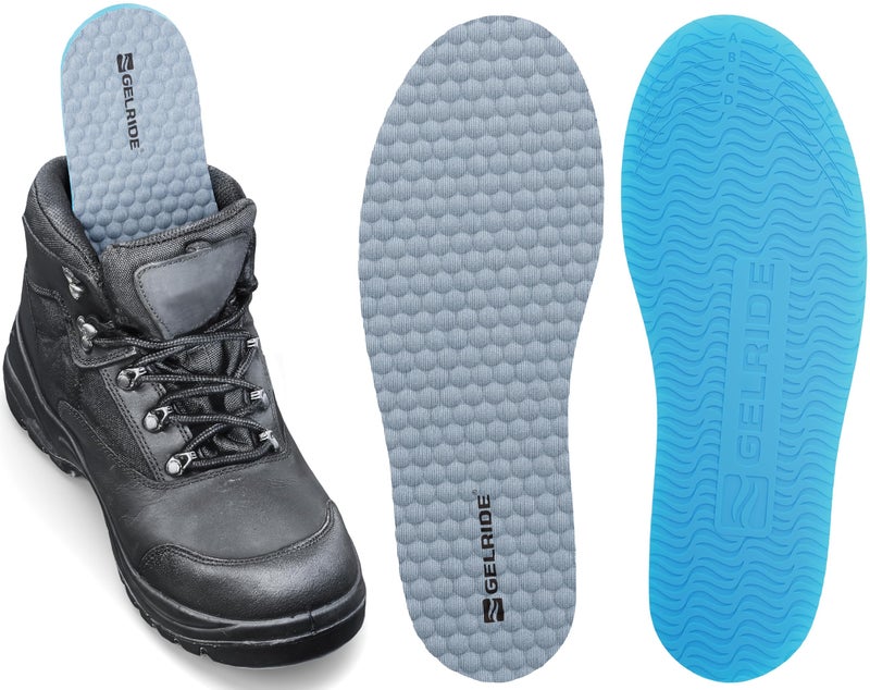 GELRIDE Classic Gel Insoles Pair for Walking, Running, Sports, Formal and Safety Shoes - All Day Comfort - Made In India (Pack of 1 Pair, Small (5-9 UK)) - Image 1