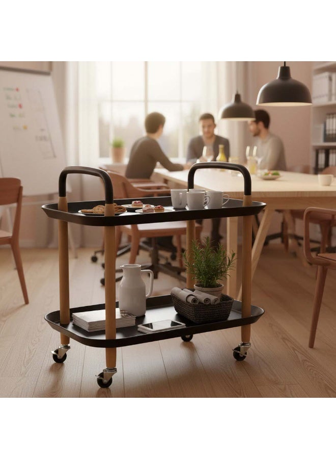 Multi-Tier Rolling Storage Cart – Versatile Mobile Organizer with Quiet Wheels for Kitchen, Bathroom, Living Room & Bedroom - Image 1