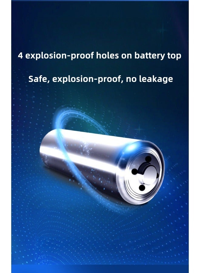 High Capacity Charger Kit for Four Rechargeable AA Batteries - Image 4