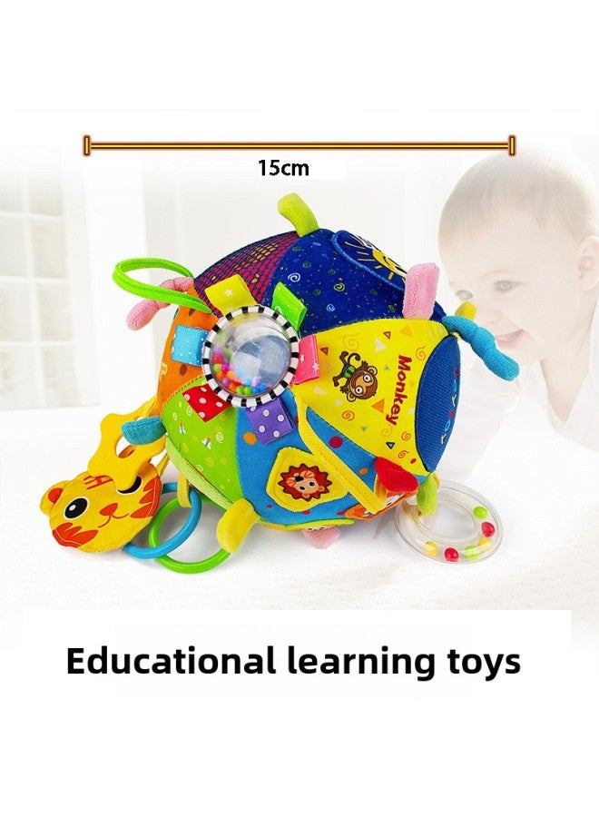 Baby Mini Ball Children's Special Hand-held Elastic Ball Ten-month-old Baby Toy Boy 1-year-old Female 2 Activity-Color:Baby's Hand Ball  - Image 3