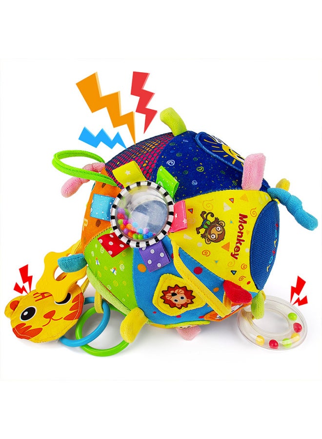 Baby Mini Ball Children's Special Hand-held Elastic Ball Ten-month-old Baby Toy Boy 1-year-old Female 2 Activity-Color:Baby's Hand Ball  - Image 1