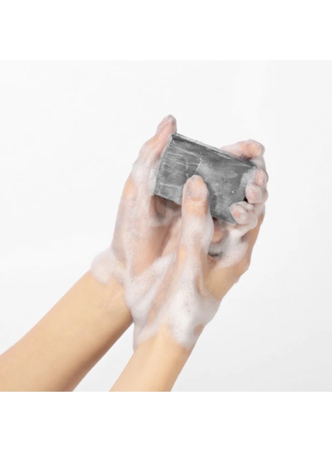 NACIFIC Blackhead All Kill Black Block Facial Cleansing Soap with Charcoal for Pore Care - 100g - Image 2