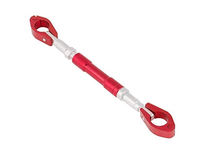 Gear Up Universal Adjustable Motorcycle Handlebar/Handle Rod Cross Bar for TVS Apache RTR 160 4V (Red) - Image 3