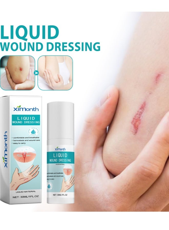 ximonth Waterproof Liquid Band-aid ，Wound Surface Protection Rapid Film-Forming Transparent Liquid Band-aid，Liquid Wound Dressing，Recombinant Human Epidermal Growth Factor Spray Medical Liquid Wound Dressing - Image 1