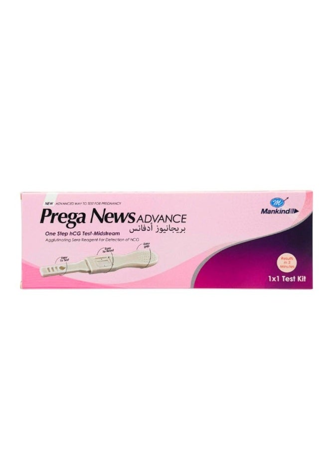 Prega News اختبار الحمل المتقدم Prega News بخطوة واحدة - منتصف السلسلة - Image 1