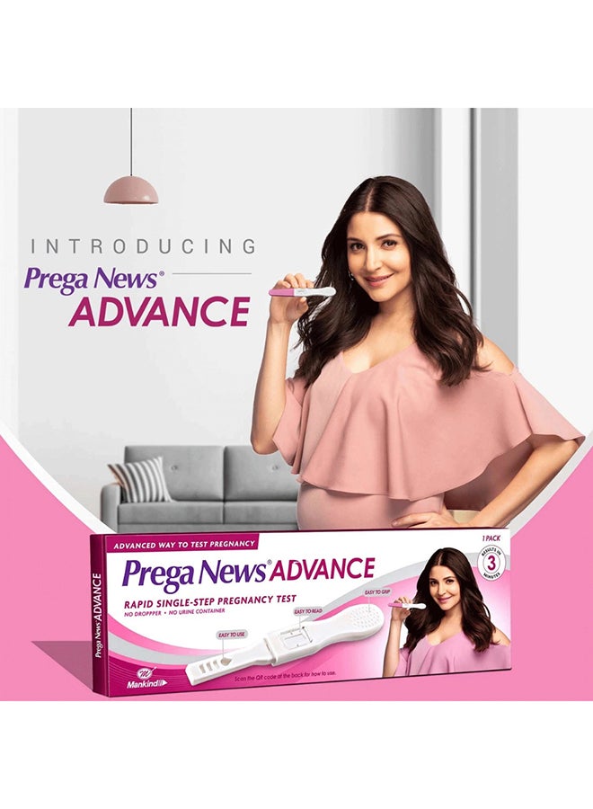 Prega News Advanced One step hcg test- Midstream - Image 2