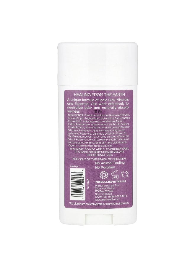 Zion Health Zion Health, Bold, ClayDry Deodorant, Elderberry, 2.8 oz (80 g)  - Image 2