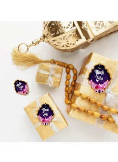 Generic 40 Pcs Thank You Tags for Ramadan/Eid (Purple & Pink), Thank You Tags, Eid Decorations, Ramadan Decorations, Tags for Ramadan Gifts, Eid Party Supplies  - Image 2