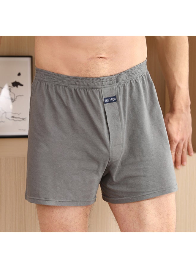 Loose Men's Underwear Men's Boxers Cotton Middle-aged And Elderly Arro Pants High Waist Shorts Four Seasons Boxers Men