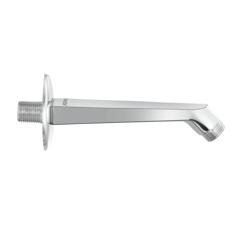 Johnson Bathrooms Johnson Rectangle Shower Arm 6 inches long with wall flange | Brass Material | Anti-Corrosion Shower Holder for Overhead Showers | 2 Year Warranty (S0022C - Chrome) - Image 4