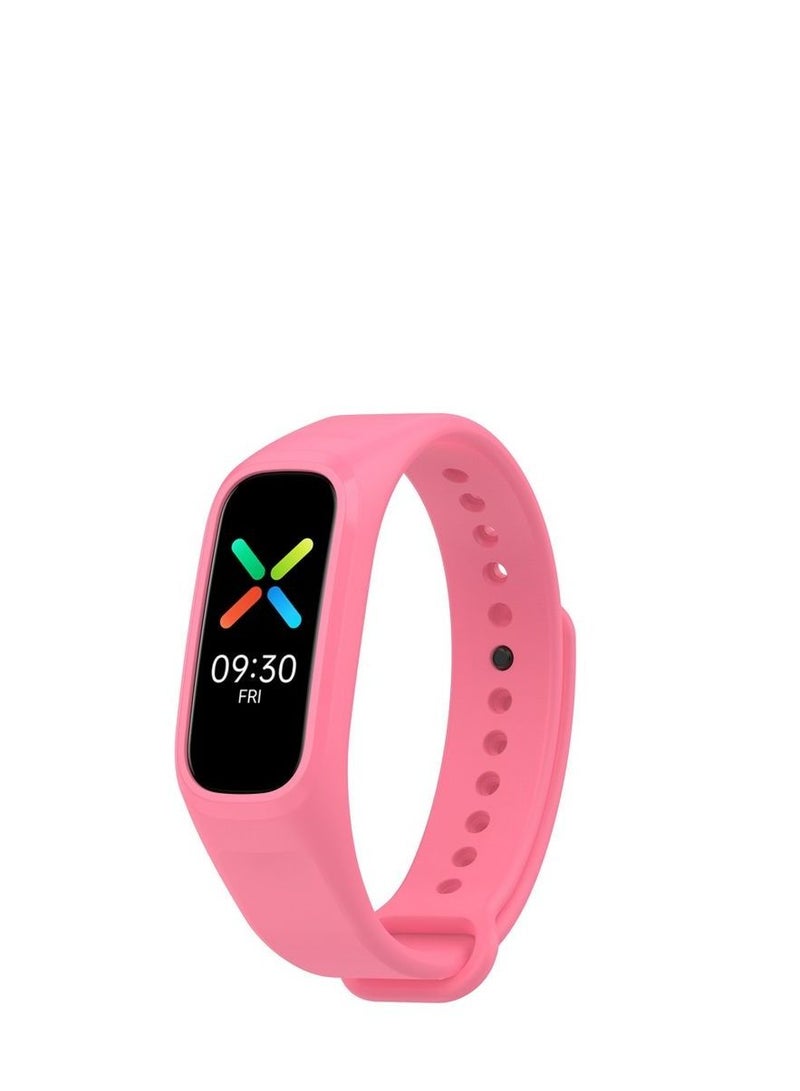 OPPO Band Soft Silicone Watch Band, Replacement Wrist Band for OPPO Band pink - Image 2
