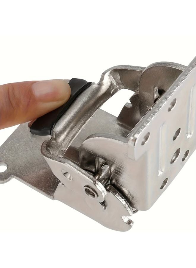 4 Pack Stainless Steel Folding Table Leg Brackets 0 90 180 Degree Adjustable With Self Locking Hinges - Image 5