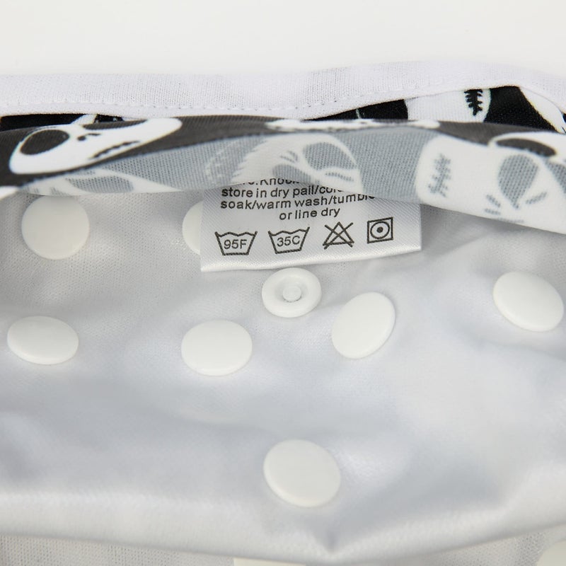 Sigzagor 3 Baby Diaper Covers Nappies One Size 10lbs to 36lbs for Boys (Yellow Deers) - Image 5